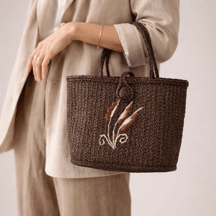 Banana Fiber Handcrafted Bag - Image 3