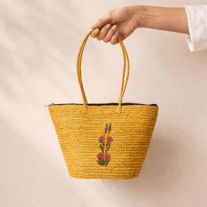 Banana Fiber Handcrafted Bag - Image 2