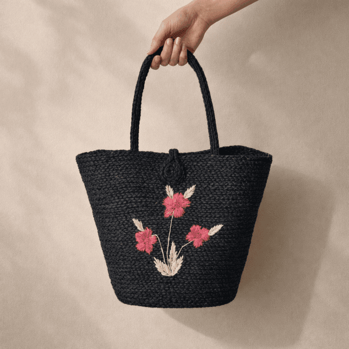 Banana Fiber Handcrafted Bag - Image 2