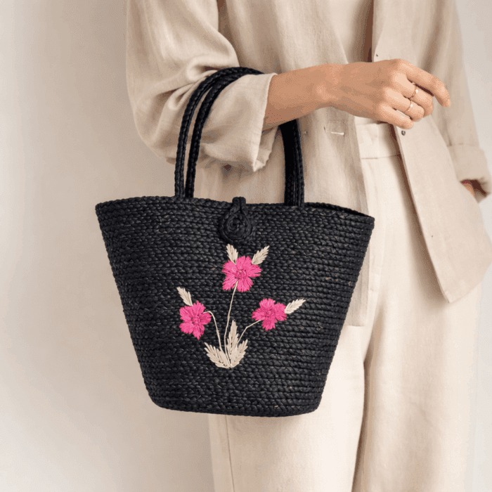 Banana Fiber Handcrafted Bag - Image 3