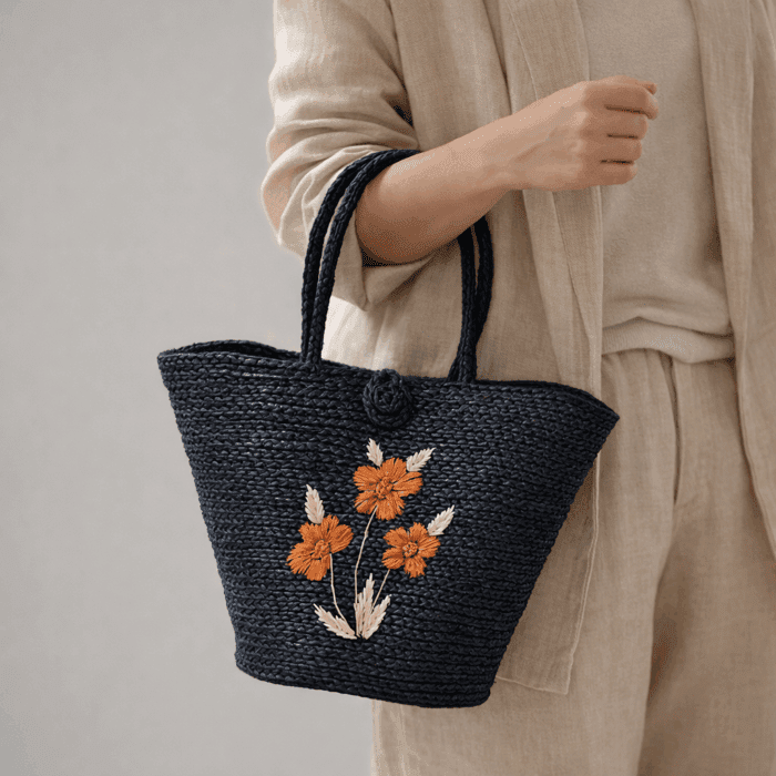 Banana Fiber Handcrafted Bag - Image 3