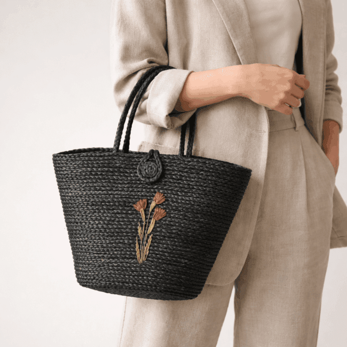 Banana Fiber Handcrafted Bag - Image 3