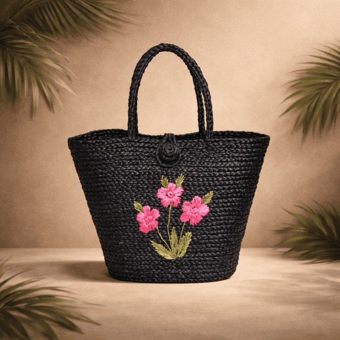 62(265) Banana Fiber Handcrafted Bag - Image 1