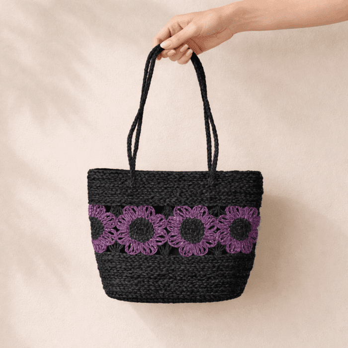 Banana Fiber Handcrafted Bag - Image 2