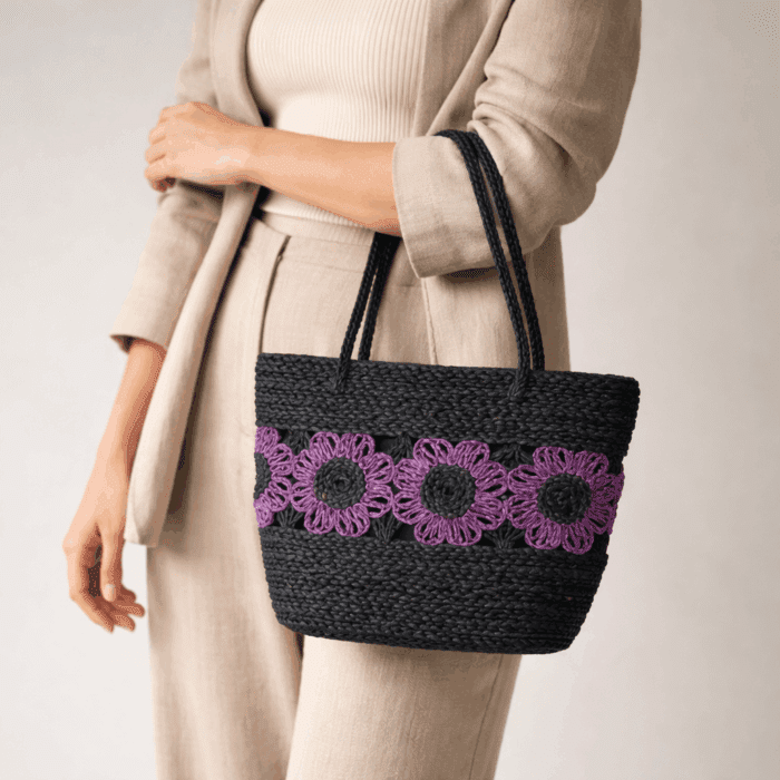Banana Fiber Handcrafted Bag - Image 3