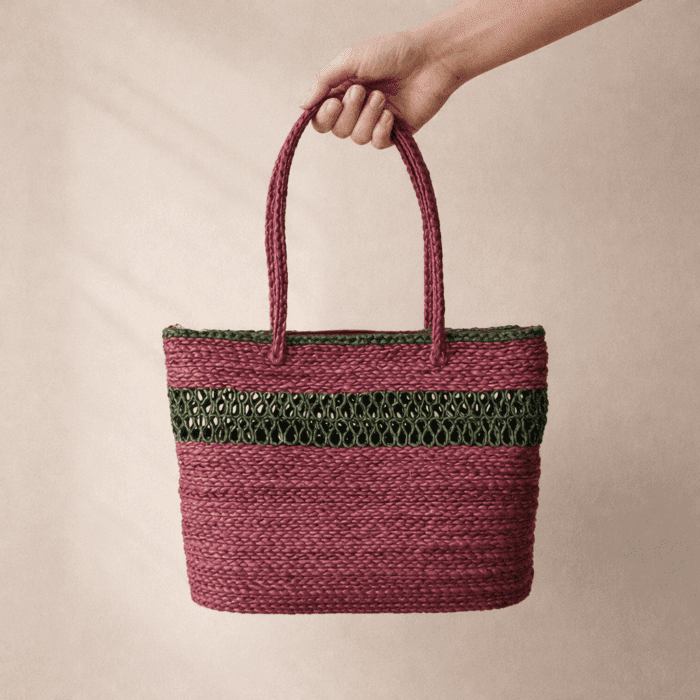 Banana Fiber Handcrafted Bag - Image 2
