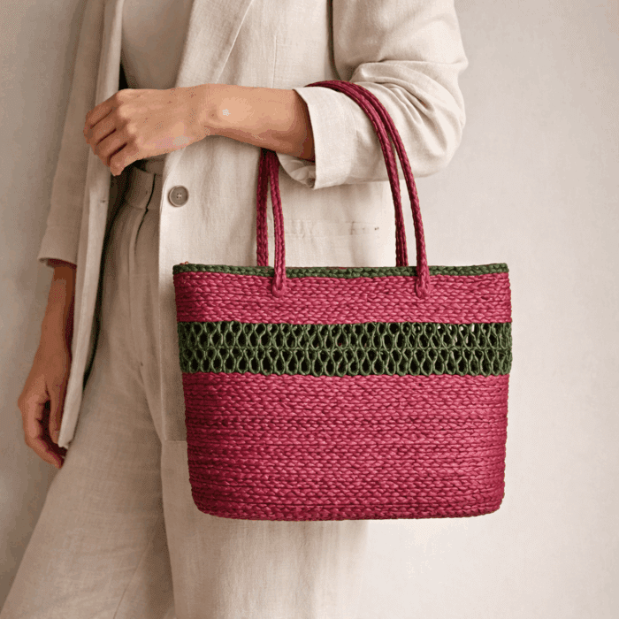 Banana Fiber Handcrafted Bag - Image 3