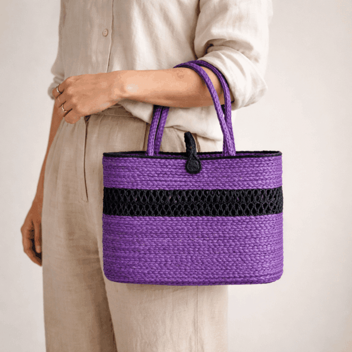 Banana Fiber Handcrafted Bag - Image 3