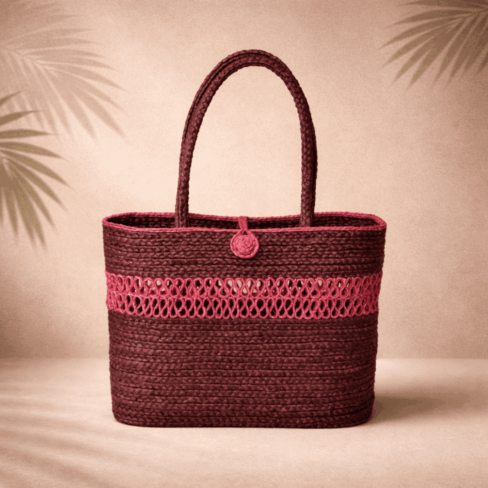 72(286) Banana Fiber Handcrafted Bag - Image 1