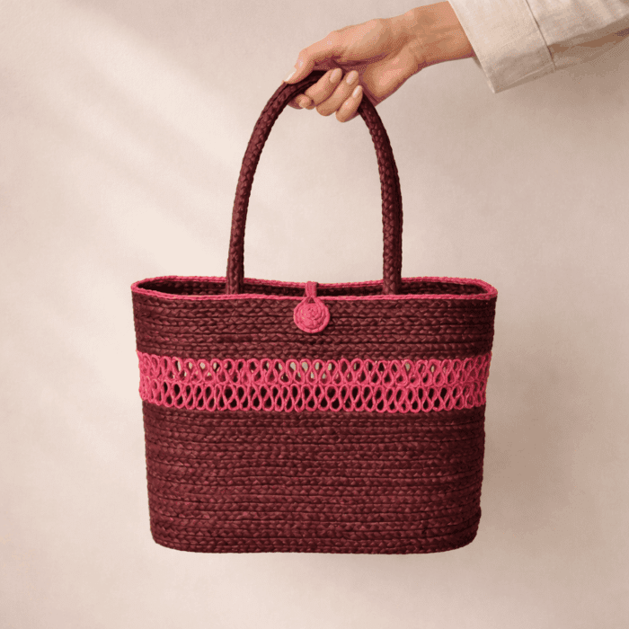 Banana Fiber Handcrafted Bag - Image 2