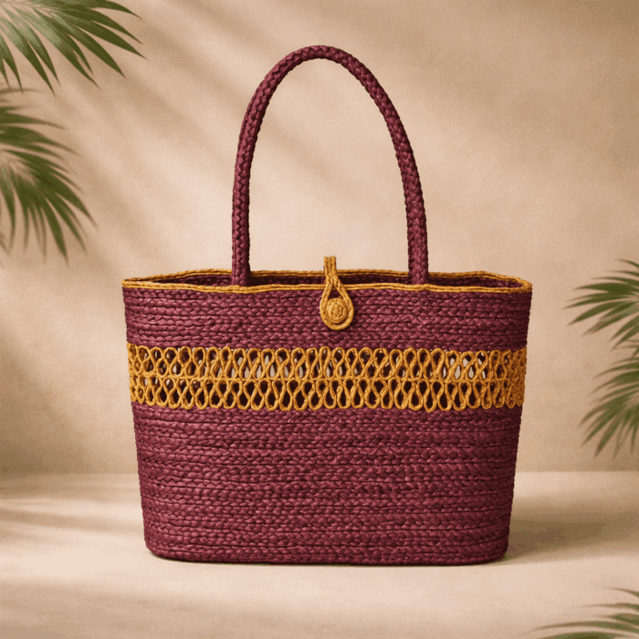 73(288) Banana Fiber Handcrafted Bag - Image 1