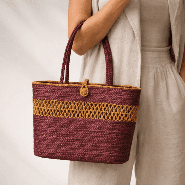 Banana Fiber Handcrafted Bag - Image 3