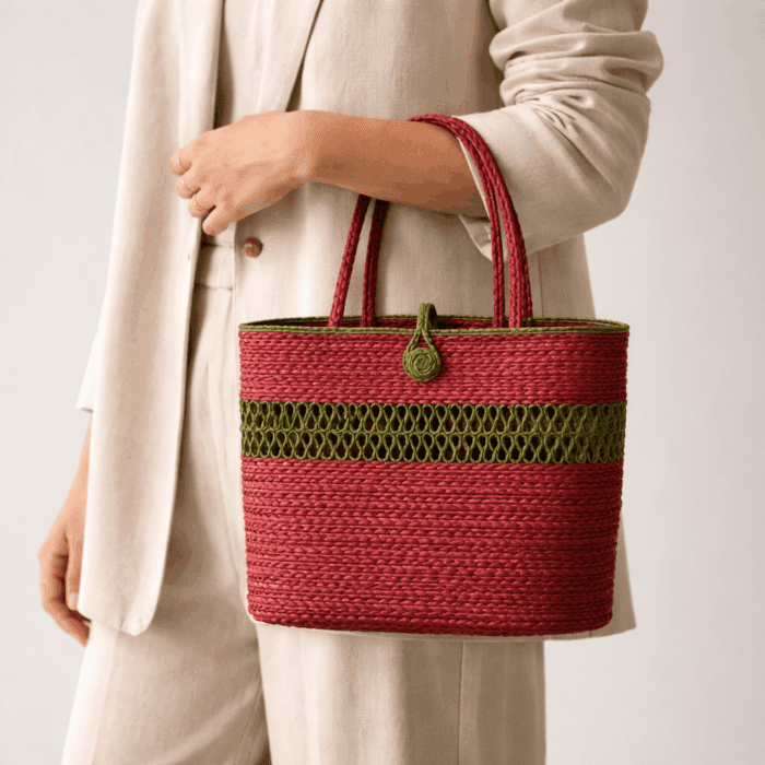 Banana Fiber Handcrafted Bag - Image 3