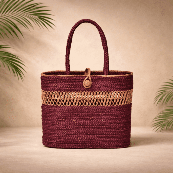 75(292) Banana Fiber Handcrafted Bag - Image 1