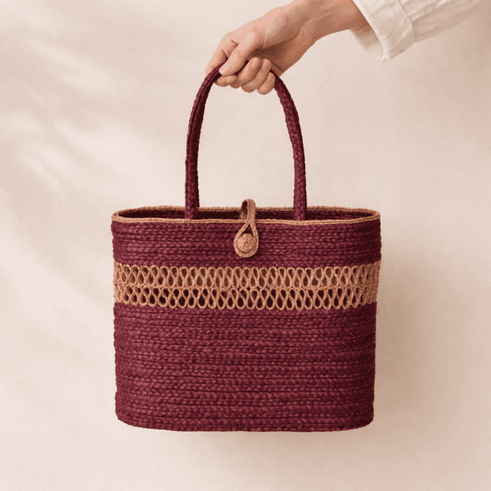 Banana Fiber Handcrafted Bag - Image 2
