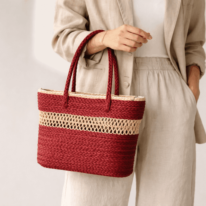 Banana Fiber Handcrafted Bag - Image 3