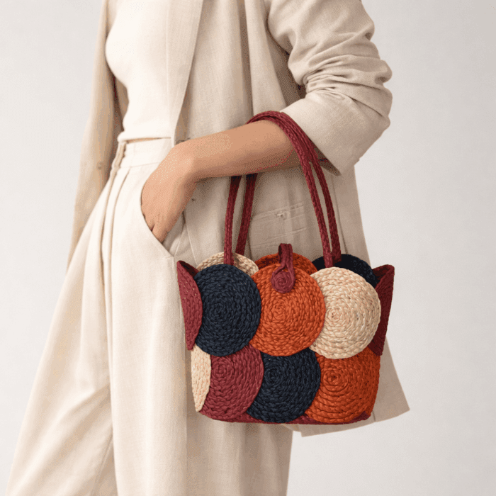 Banana Fiber Handcrafted Bag - Image 3