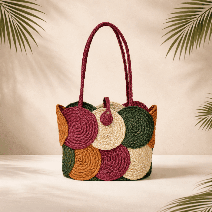 79(300) Banana Fiber Handcrafted Bag - Image 1