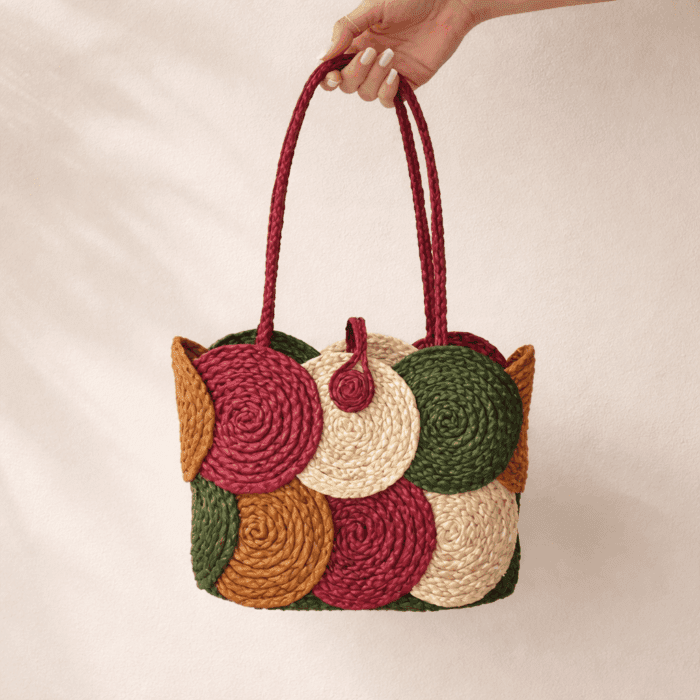 Banana Fiber Handcrafted Bag - Image 2