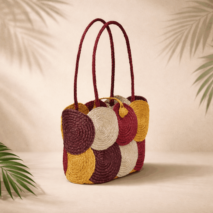 80(303) Banana Fiber Handcrafted Bag - Image 1