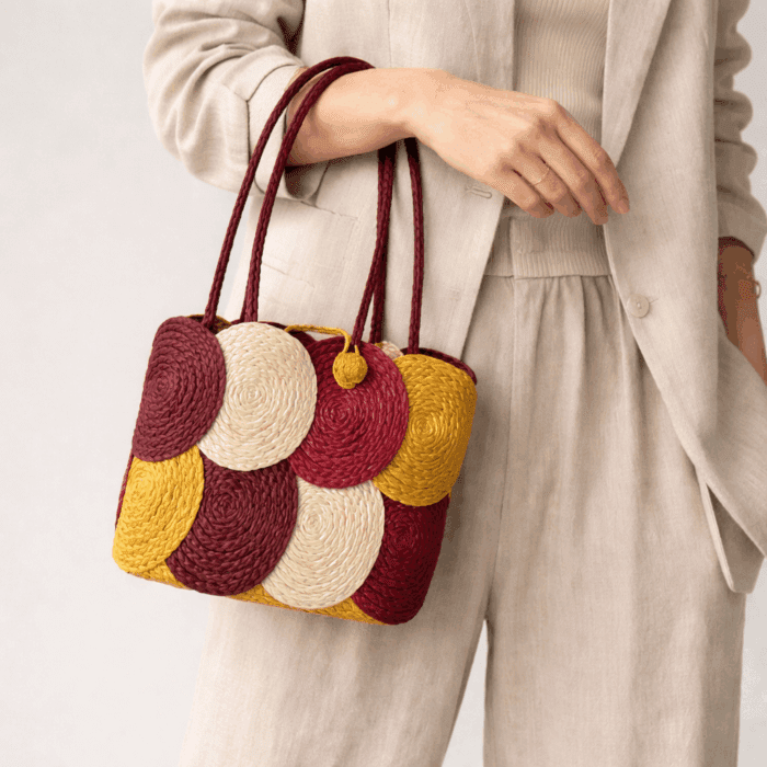 Banana Fiber Handcrafted Bag - Image 3