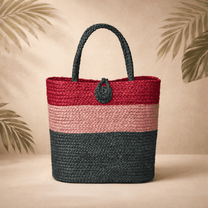 85(318) Banana Fiber Handcrafted Bag - Image 1