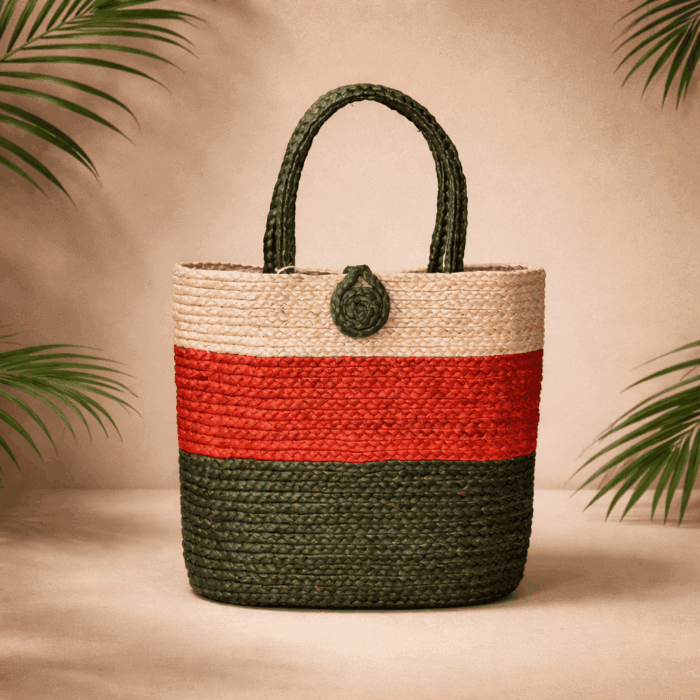 86(320) Banana Fiber Handcrafted Bag - Image 1