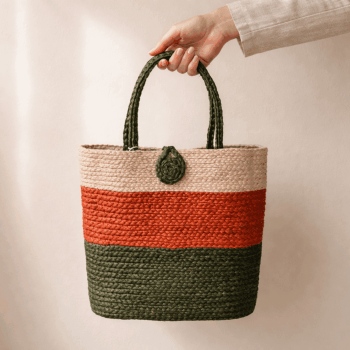 Banana Fiber Handcrafted Bag - Image 2