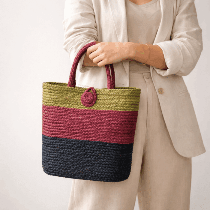Banana Fiber Handcrafted Bag - Image 3