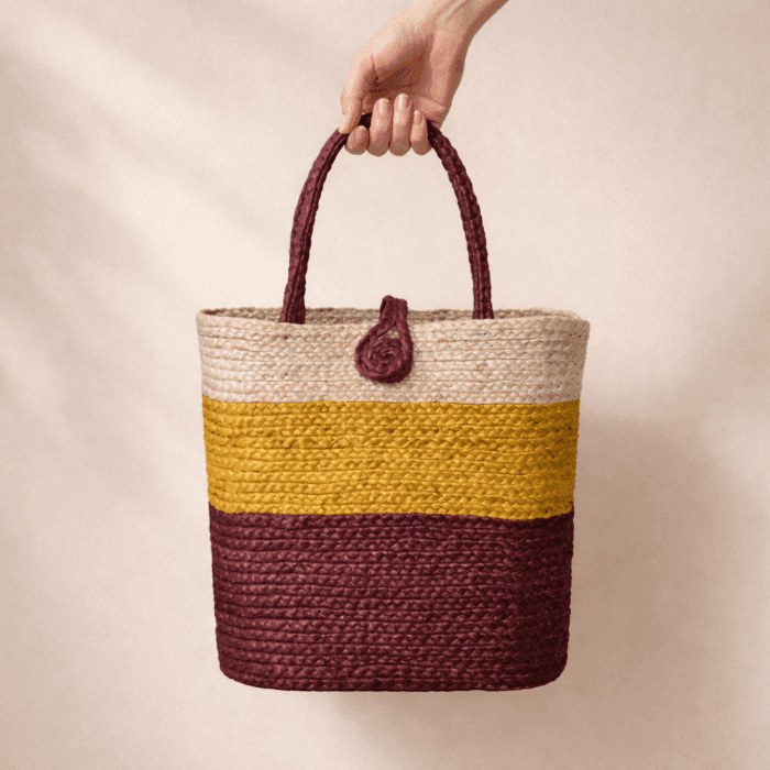Banana Fiber Handcrafted Bag - Image 2