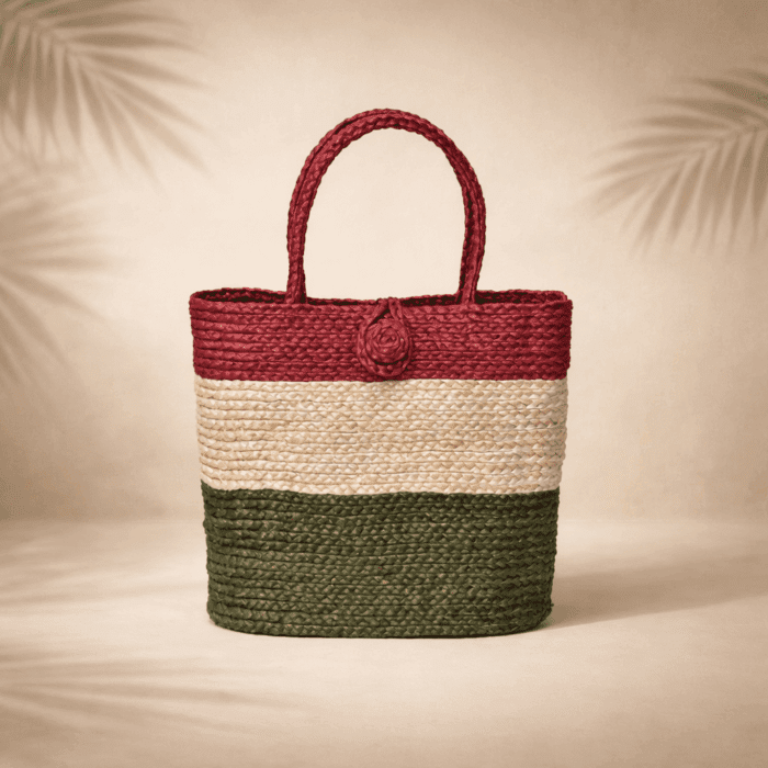 90(328) Banana Fiber Handcrafted Bag - Image 1