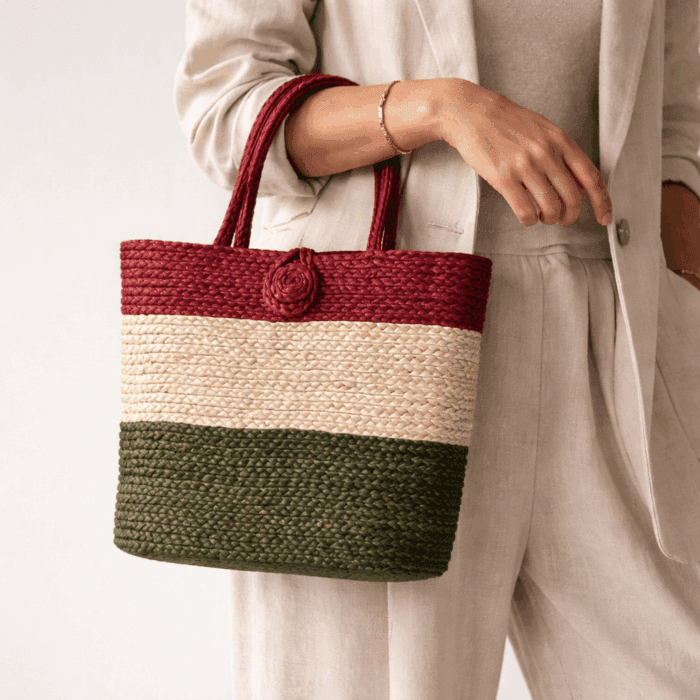 Banana Fiber Handcrafted Bag - Image 3