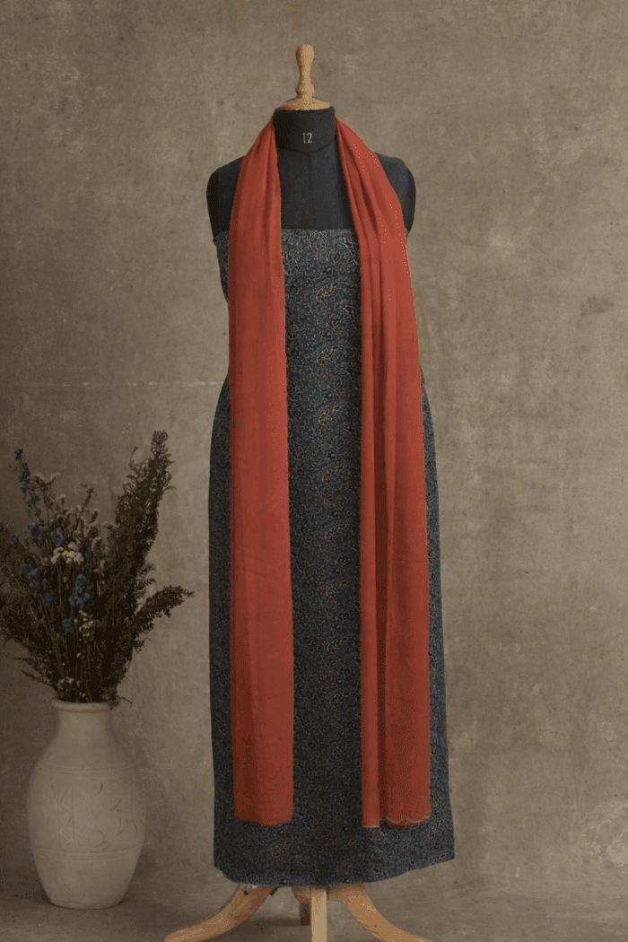 salwar 2(1) Printed 3-Piece Cotton Unstitched Salwar Set - Image 1