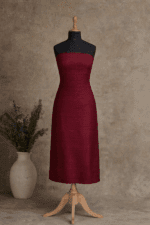 3-Piece Cotton Unstitched Salwar Set with Embroidery Dupatta - Image 2