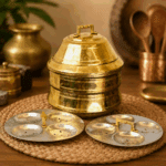 Brass Traditional Idli Streamer - Image 2