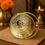 Handcrafted Round Pooja Basket - Image 3