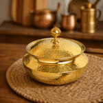 Brass Mughlai Pot with Tin Coating