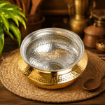 Brass Mughlai Pot with Tin Coating - Image 2