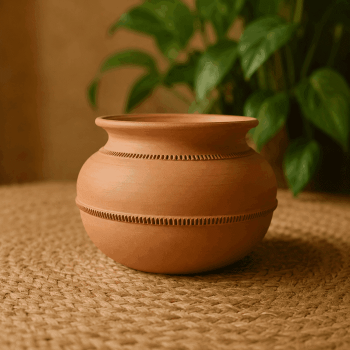 1 Handmade Clay Cooking Pot 4 - Image 1