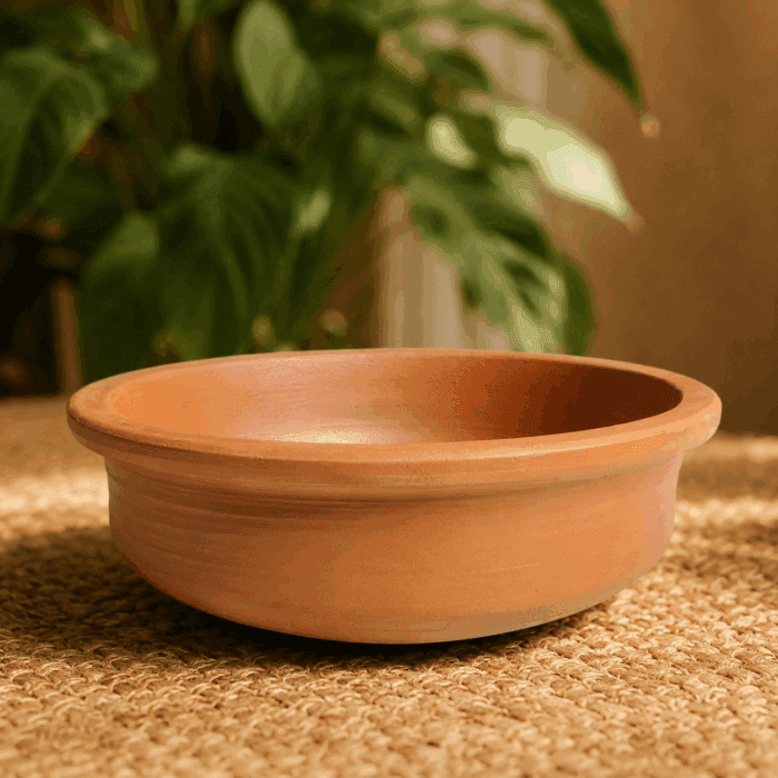 1 Traditional Handmade Clay Curry Pot 5 - Image 1