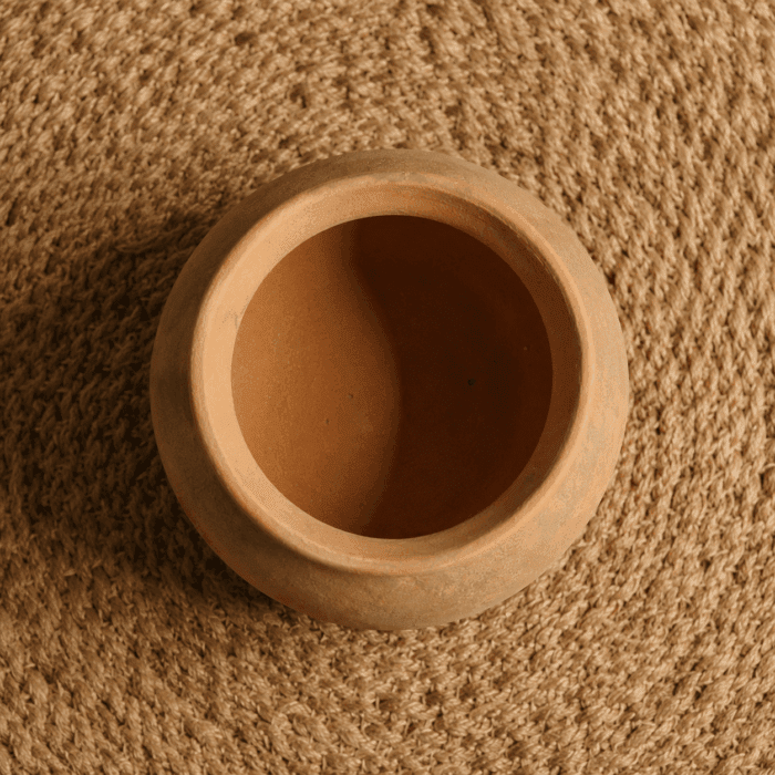 Handmade Clay Tiny Pot - Image 2