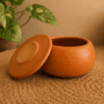 Clay Serving Pot with Lid Small