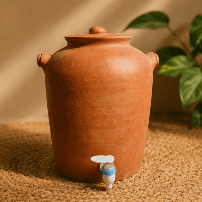 2 Traditional Clay Water Dispenser - Image 1