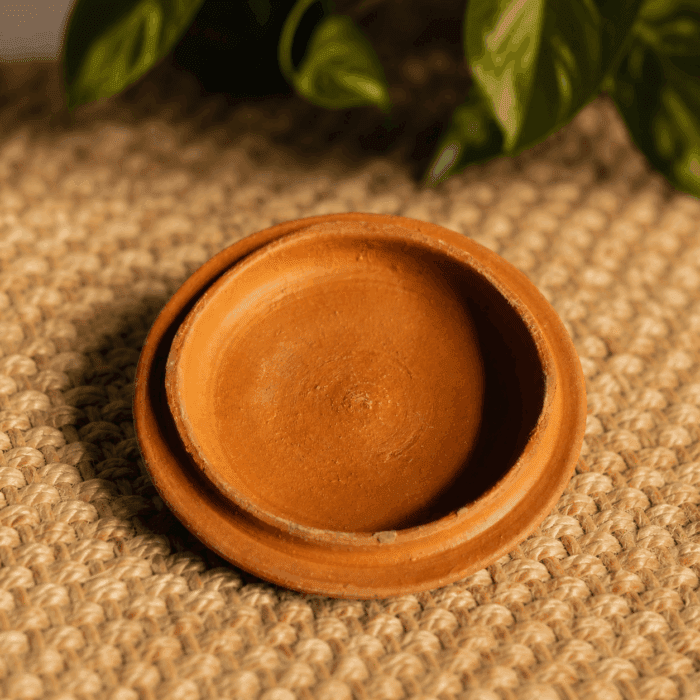 Handmade Clay Lid - Image 2