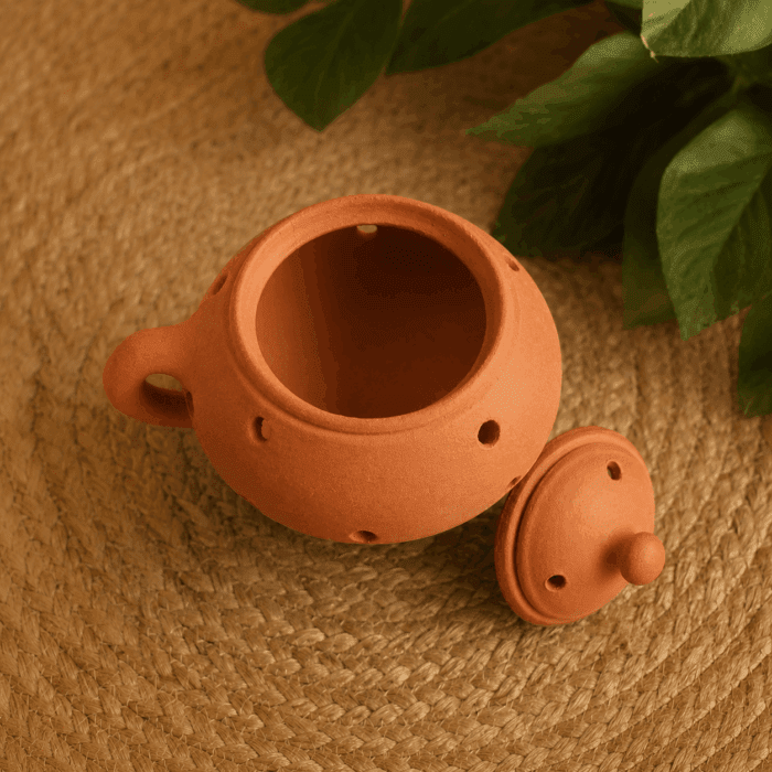 Traditional Clay Incense Burner - Image 2