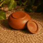 Clay Serving Pot with Lid Small - Image 2