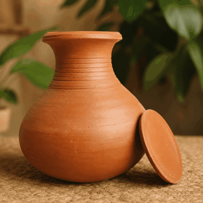 3 Traditional Clay Water Kooja - Image 1