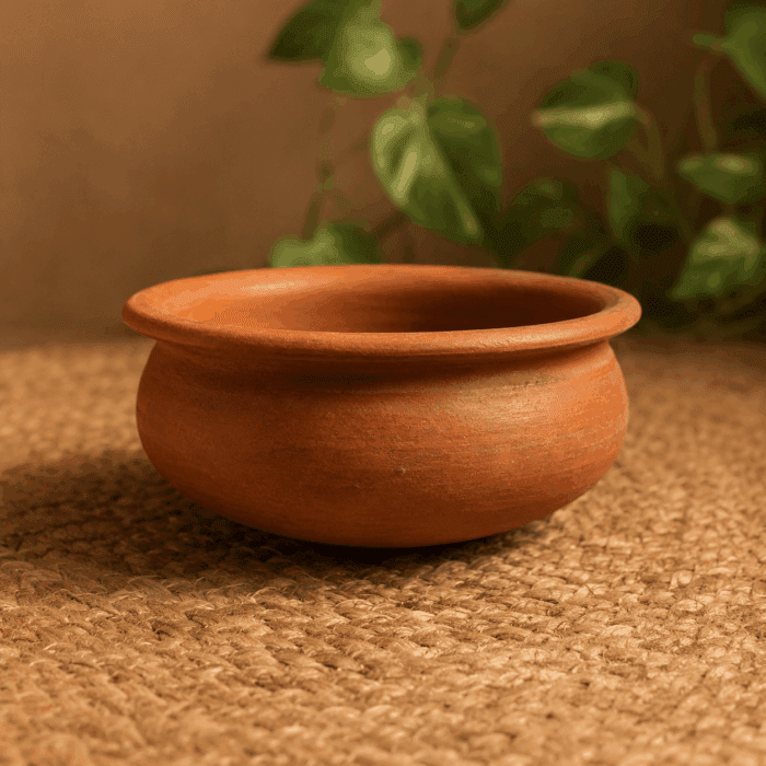 3 Traditional Handmade Clay Curry Pot 1 - Image 1