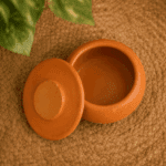 Clay Serving Pot with Lid Small - Image 3