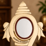 Authentic Aranmula Kannadi Peedom Model | Handmade Metal Mirror from Kerala 4-Inch - Image 2